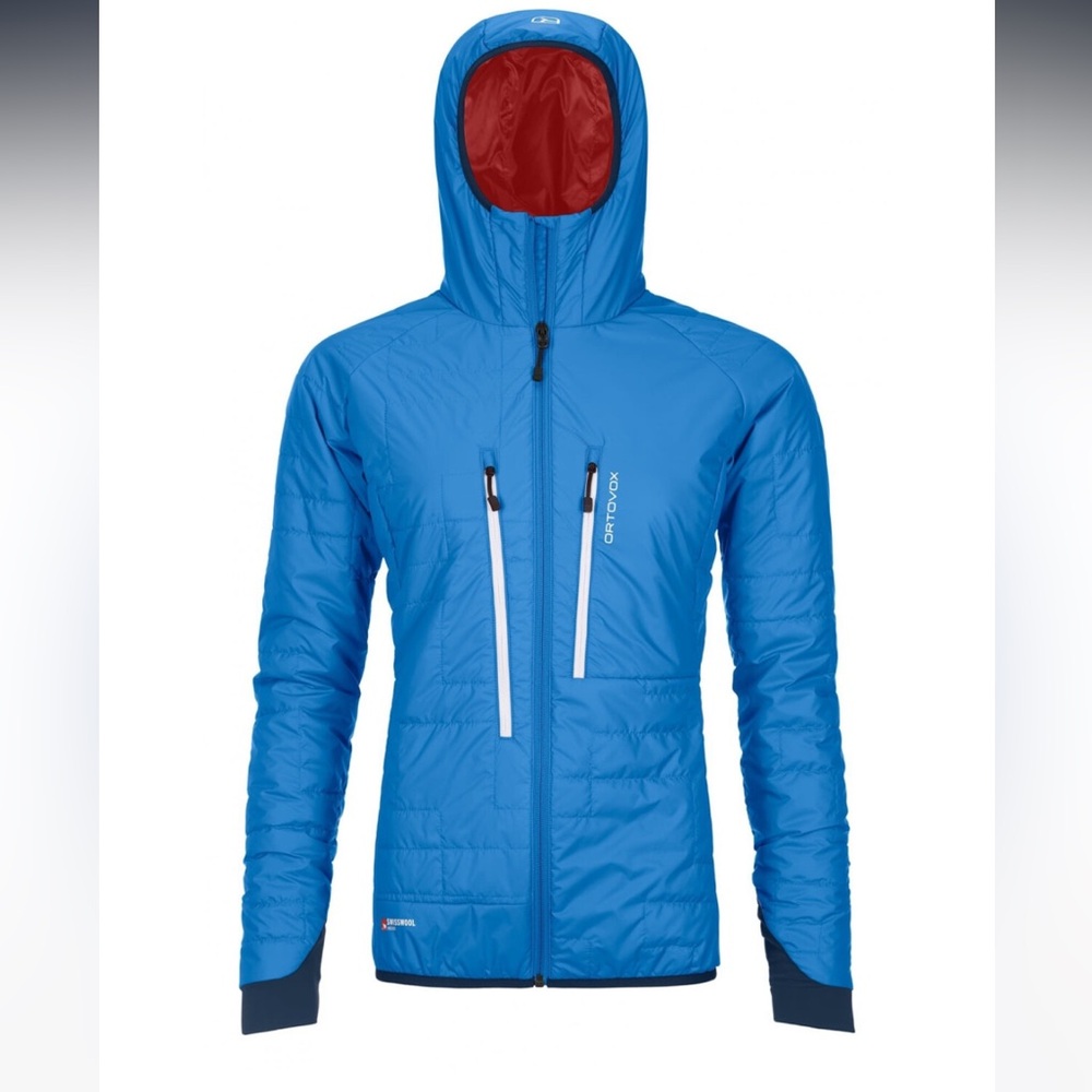 NWT Ortovox Piz Boe Swisswool Jacket XS Sky Blue